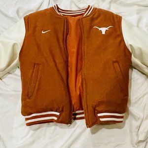Texas Longhorns real leather jacket